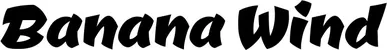 Produktbeispiel Schriftzug - Banana Wind