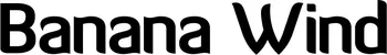 Produktbeispiel Schriftzug - Banana Wind