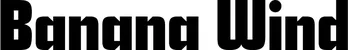Produktbeispiel Schriftzug - Banana Wind