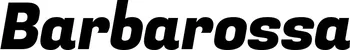 Produktbeispiel Schriftzug - Barbarossa
