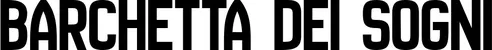 Produktbeispiel Schriftzug - Barchetta dei Sogni