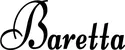 Produktbeispiel Schriftzug - Baretta