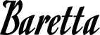 Produktbeispiel Schriftzug - Baretta