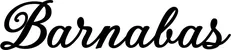 Produktbeispiel Schriftzug - Barnabas