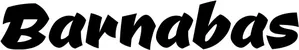 Produktbeispiel Schriftzug - Barnabas