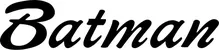Produktbeispiel Schriftzug - Batman