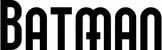 Produktbeispiel Schriftzug - Batman