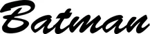 Produktbeispiel Schriftzug - Batman