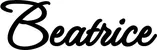 Produktbeispiel Schriftzug - Beatrice