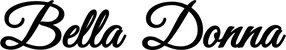 Produktbeispiel Schriftzug - Bella Donna