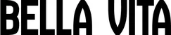 Produktbeispiel Schriftzug - Bella Vita