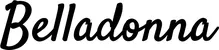 Produktbeispiel Schriftzug - Belladonna