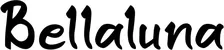 Produktbeispiel Schriftzug - Bellaluna