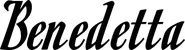 Produktbeispiel Schriftzug - Benedetta