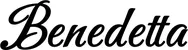 Produktbeispiel Schriftzug - Benedetta