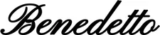 Produktbeispiel Schriftzug - Benedetto