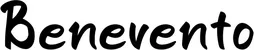 Produktbeispiel Schriftzug - Benevento
