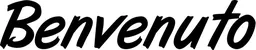 Produktbeispiel Schriftzug - Benvenuto