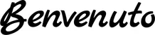 Produktbeispiel Schriftzug - Benvenuto