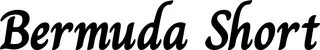 Produktbeispiel Schriftzug - Bermuda Short