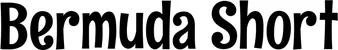 Produktbeispiel Schriftzug - Bermuda Short