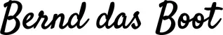 Produktbeispiel Schriftzug - Bernd das Boot