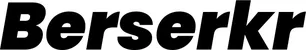 Produktbeispiel Schriftzug - Berserkr