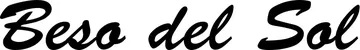 Produktbeispiel Schriftzug - Beso del Sol