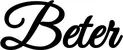Produktbeispiel Schriftzug - Beter
