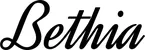 Produktbeispiel Schriftzug - Bethia