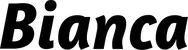 Produktbeispiel Schriftzug - Bianca