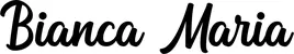 Produktbeispiel Schriftzug - Bianca Maria