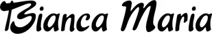 Produktbeispiel Schriftzug - Bianca Maria