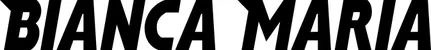 Produktbeispiel Schriftzug - Bianca Maria