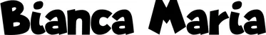 Produktbeispiel Schriftzug - Bianca Maria