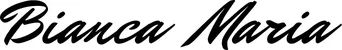 Produktbeispiel Schriftzug - Bianca Maria