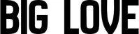 Produktbeispiel Schriftzug - Big Love