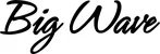 Produktbeispiel Schriftzug - Big Wave