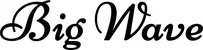 Produktbeispiel Schriftzug - Big Wave