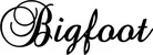 Produktbeispiel Schriftzug - Bigfoot