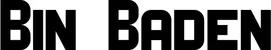 Produktbeispiel Schriftzug - Bin Baden