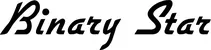 Produktbeispiel Schriftzug - Binary Star