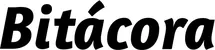 Produktbeispiel Schriftzug - Bitácora