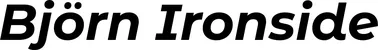 Produktbeispiel Schriftzug - Björn Ironside