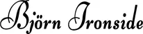 Produktbeispiel Schriftzug - Björn Ironside