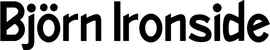 Produktbeispiel Schriftzug - Björn Ironside