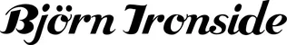 Produktbeispiel Schriftzug - Björn Ironside