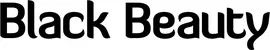 Produktbeispiel Schriftzug - Black Beauty