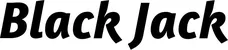 Produktbeispiel Schriftzug - Black Jack
