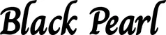 Produktbeispiel Schriftzug - Black Pearl